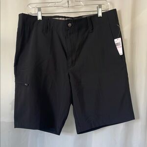 Callaway Black Flat Front Shorts Athletic Comfort